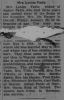 Louise Fadie obit Tuscola County Advertiser 5 Feb 1932