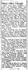 Mary Hays Clough obituary Clark County Courier 5 Mar 1957